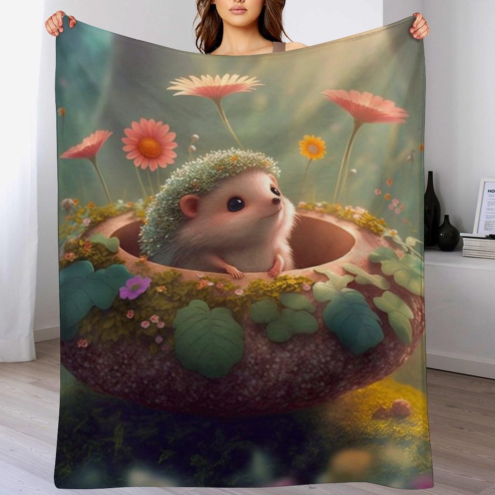 Couverture moelleuse en flannel super douce 180x200cm au fini haut de gamme