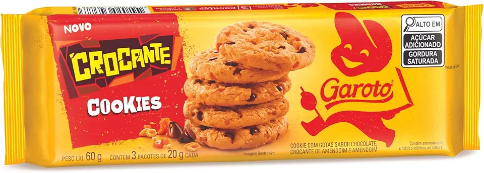 Cookie GAROTO Crocante 60g