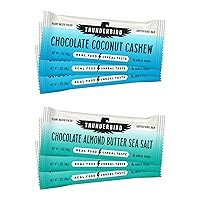 Vista 10 de Thunderbird Bars Bocadillo Energético, Sin Gluten con Proteínas, Comida Real Saludable, Vegano Paleo Sin OGM, Sin Azúcar Añadido, Paquete