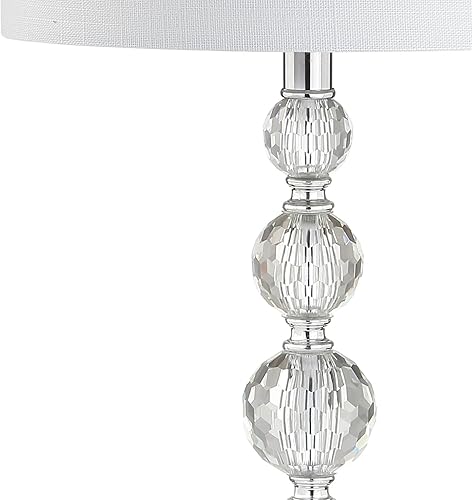 Miniatura 5 de JONATHAN Y JYL5002A-SET2 Nala - Lámpara de mesa LED de cristal de 28.5 pulgadas, lámpara de mesita de noche para dormitorio, sala de estar, oficina,