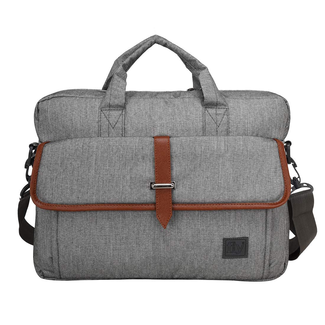 Fly Fashion Briefacase 15.6 Inch Laptop Office Messenger Shoulder Bag with Strap for Men & Women (SILVER) (B08YZ56YMH) Amazon Price History, Amazon Price Tracker