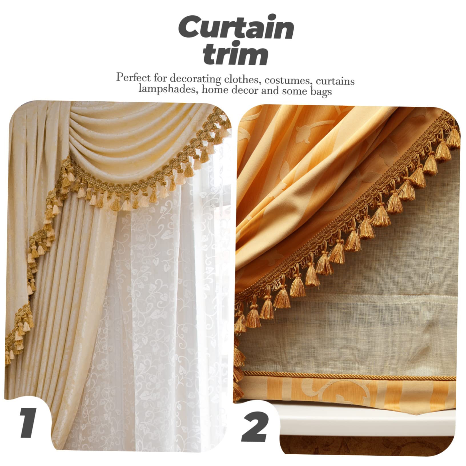EXCEART Accesorios De Encaje Tela De Encaje Ribete De Tela Ribete Flecos Hogar Diy Diy Para Bodas Vestido De Novia