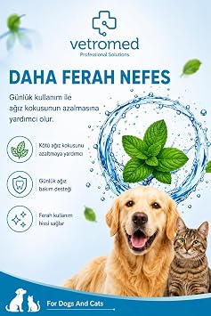 professional solutions Vetrodent Oral Care Kedi ve Köpekler İçin Ağız ve Diş Bakım Solüsyonu 250 ml
