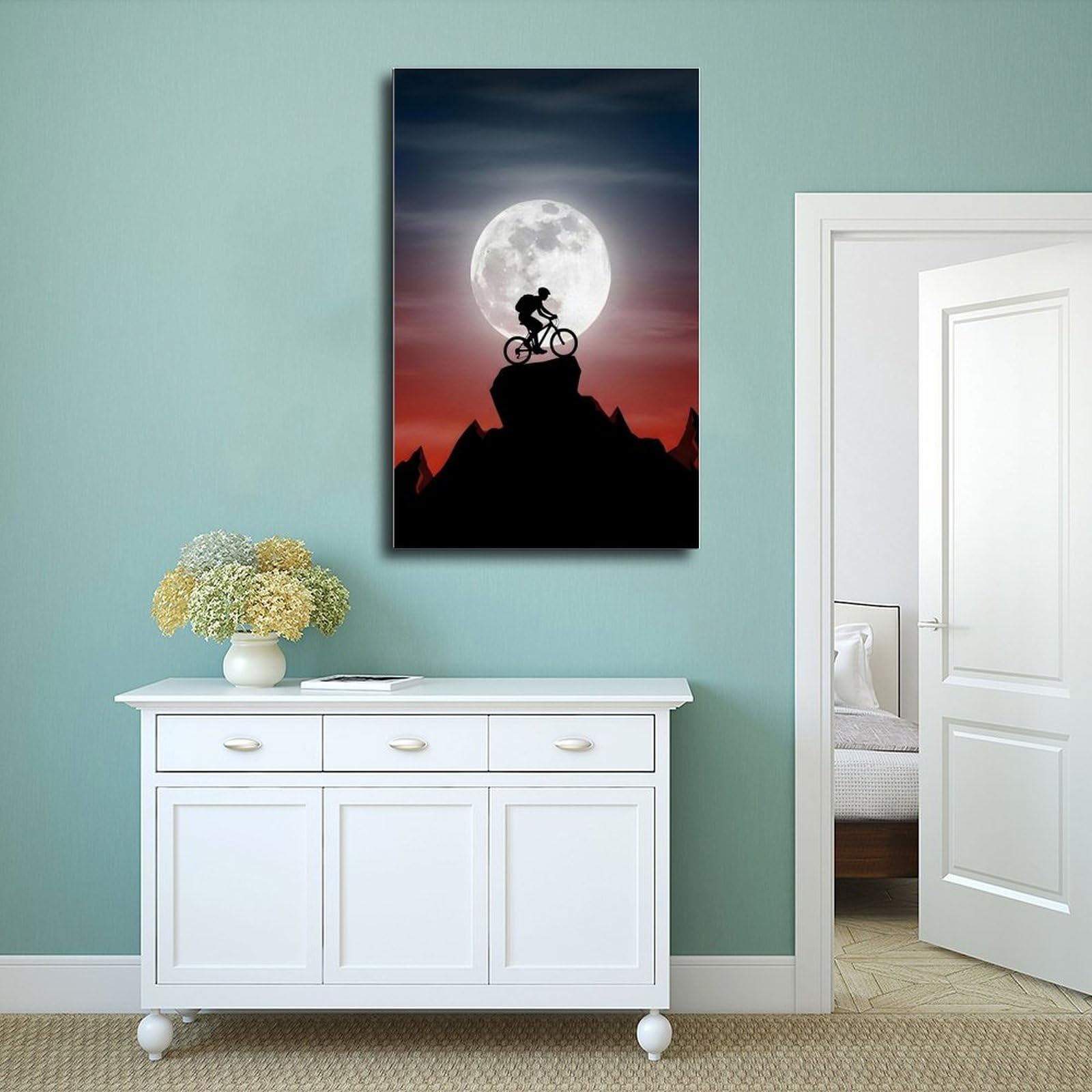 Poster su tela per dormitorio, decorazione regalo