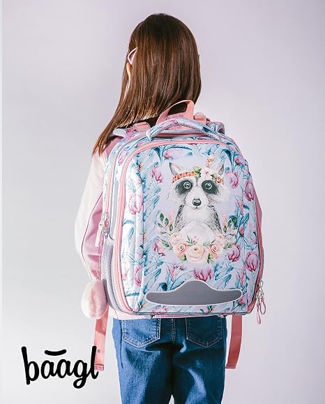 Cartable Scolaire BAAGL Pour Enfants - Léger 1kg, Dos Ergonomique AIR, Réfléchissant - 23L