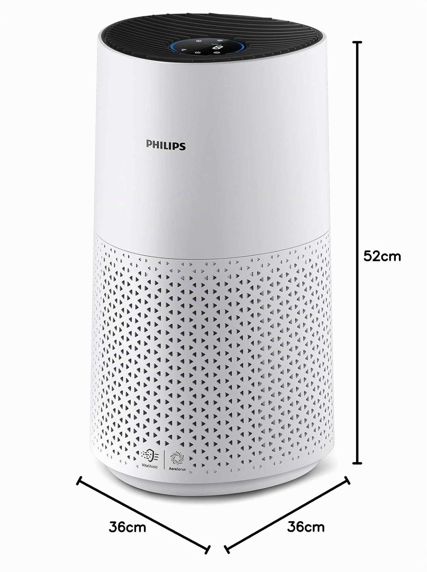 Philips Purificador de aire Smart 1000i Serie - Limpia habitaciones de 78 m² - Elimina el 99,97% de polen, alergias, polvo y humo - Conectividad Wi-Fi - Ultra silencioso y bajo consumo - AC1715/30