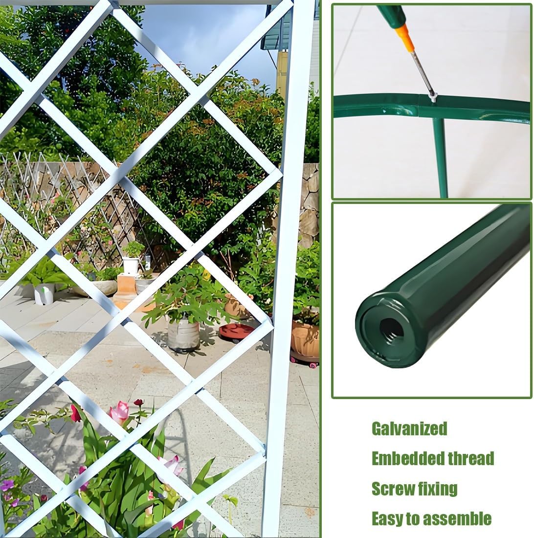 高さ220/240cmのガーデンアーチ、トレリス、装飾ガゼボ、ローズアーチ