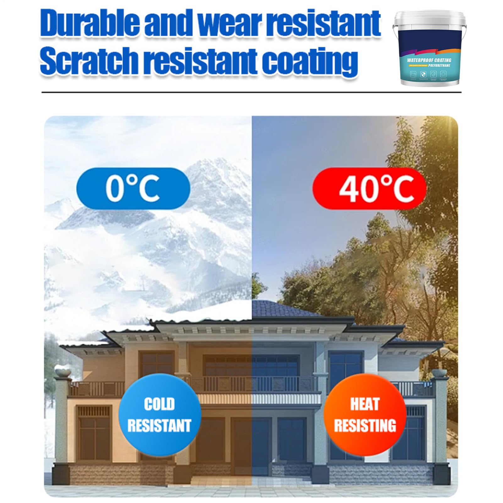 Mastic imperméable pour sol de salle de bain – Colle transparente pour