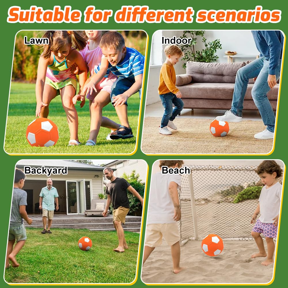 Pallone da Calcio Curvo, Curve Ball Football in Gomma Misura 5, Palla da Calcio con Effetto A Giro, Flessibile, Palla da Calcio Curva per Allenamento Calcio per Bambini e attività All'aperto