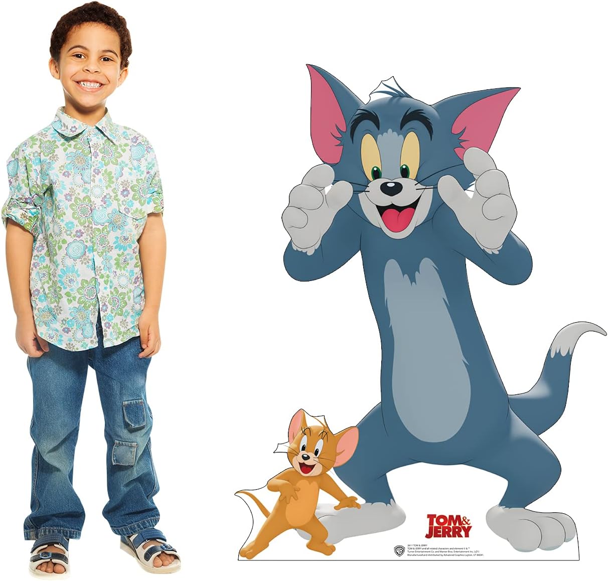 Cardboard People Terence Life Size Cardboard Cutout Standup - Tom & Jerry: The Movie (2021 Film)