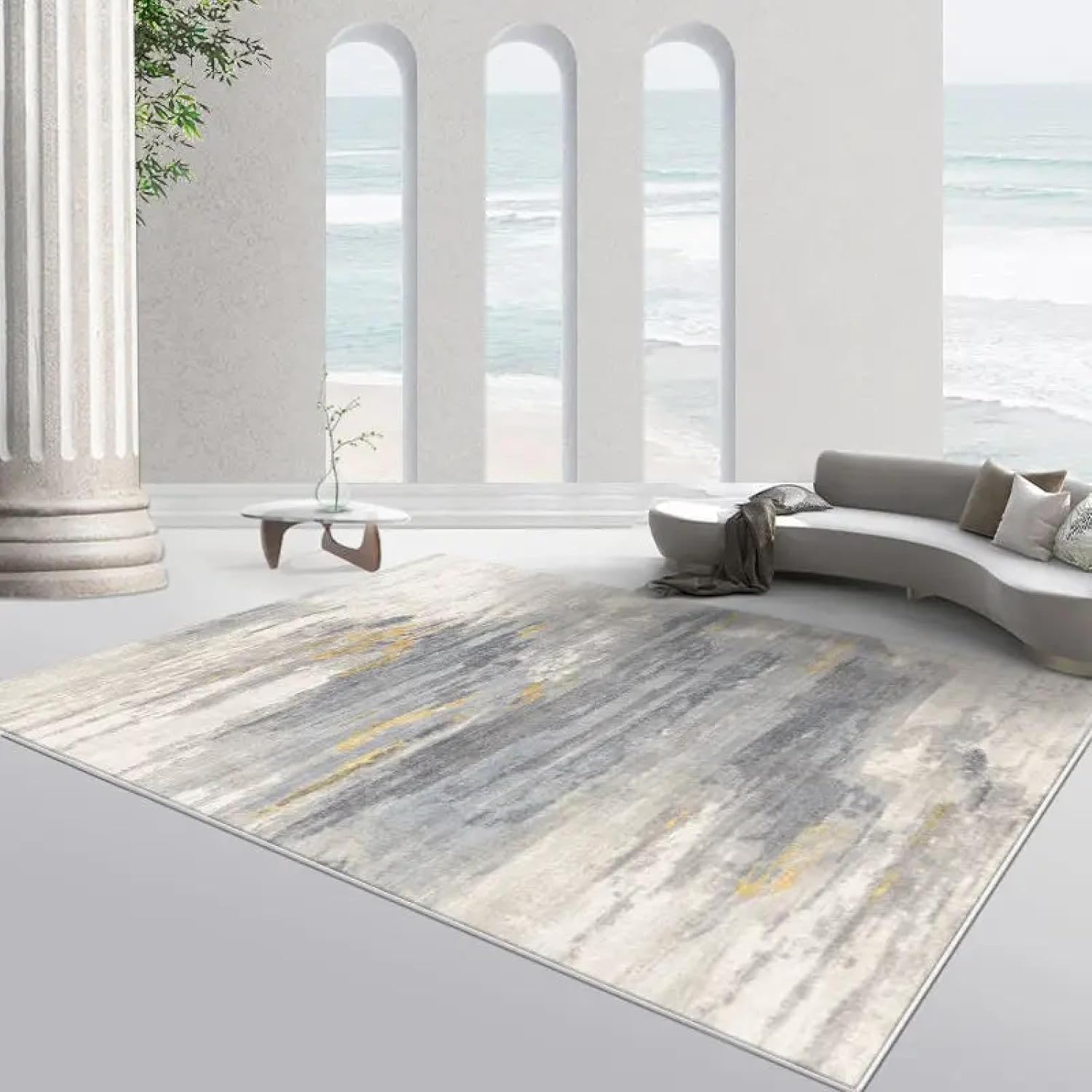 Thickened Short Plush Carpets for Living Room Decoration Bedroom Large Area Floor Mats Lounge Rug(180x250cm/1)