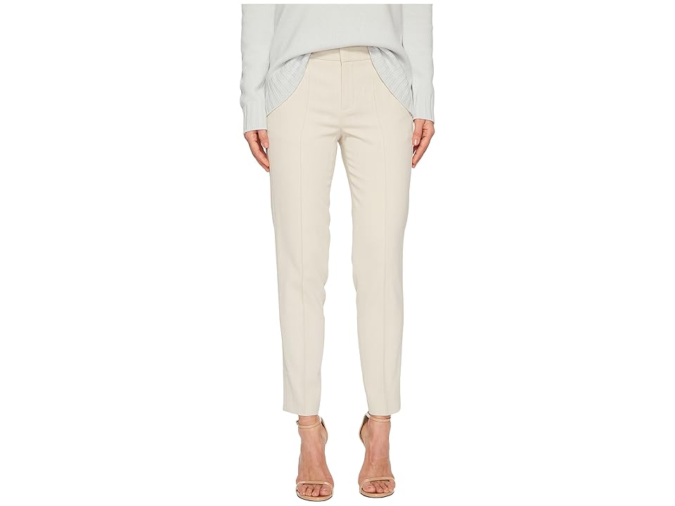 

Vince Stitch Front Strapping Pants (Horchata) Women's Clothing, Beige