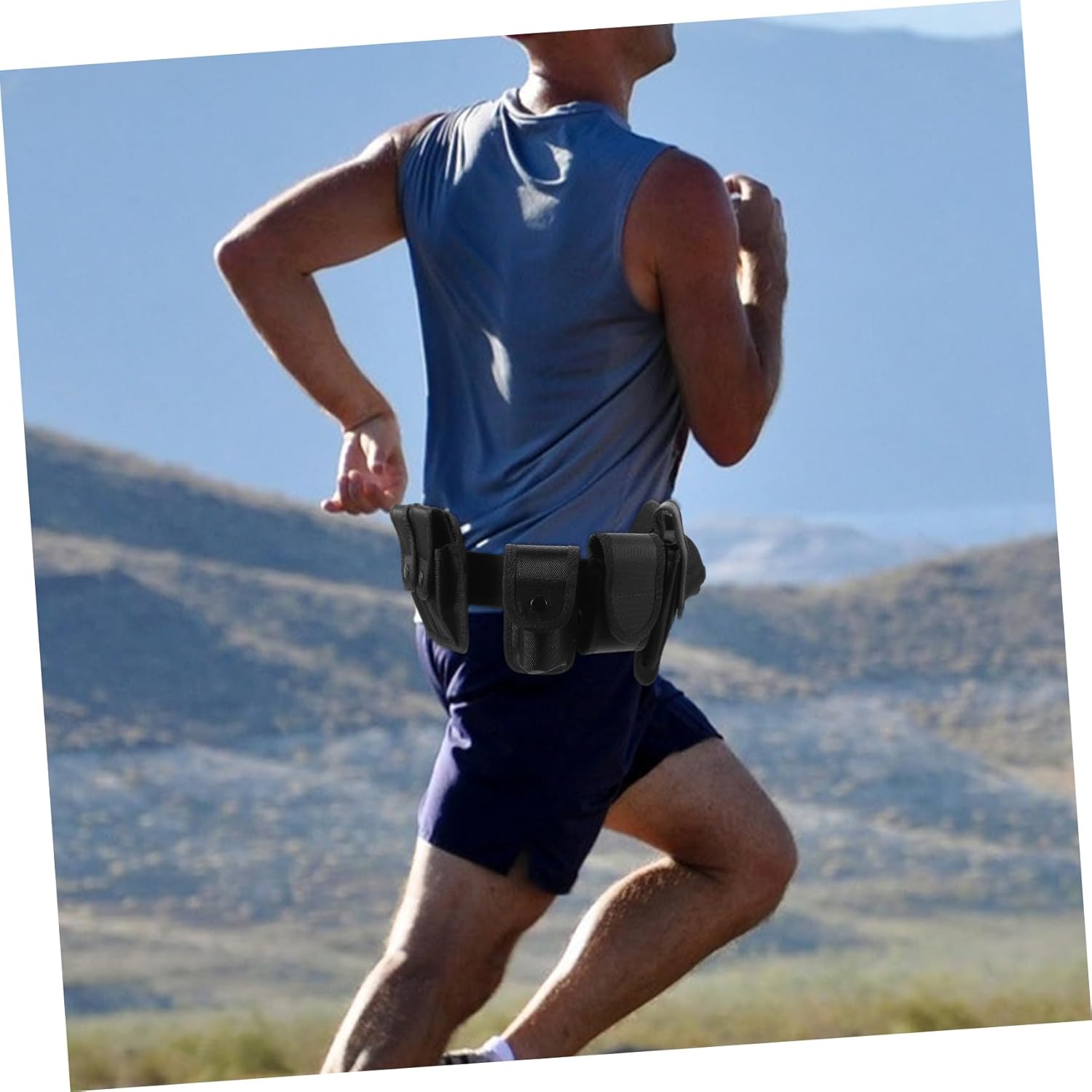 VICASKY Duty Belt Accessories Multi-function Utility Belt for Men Comfortable and Sturdy for Military