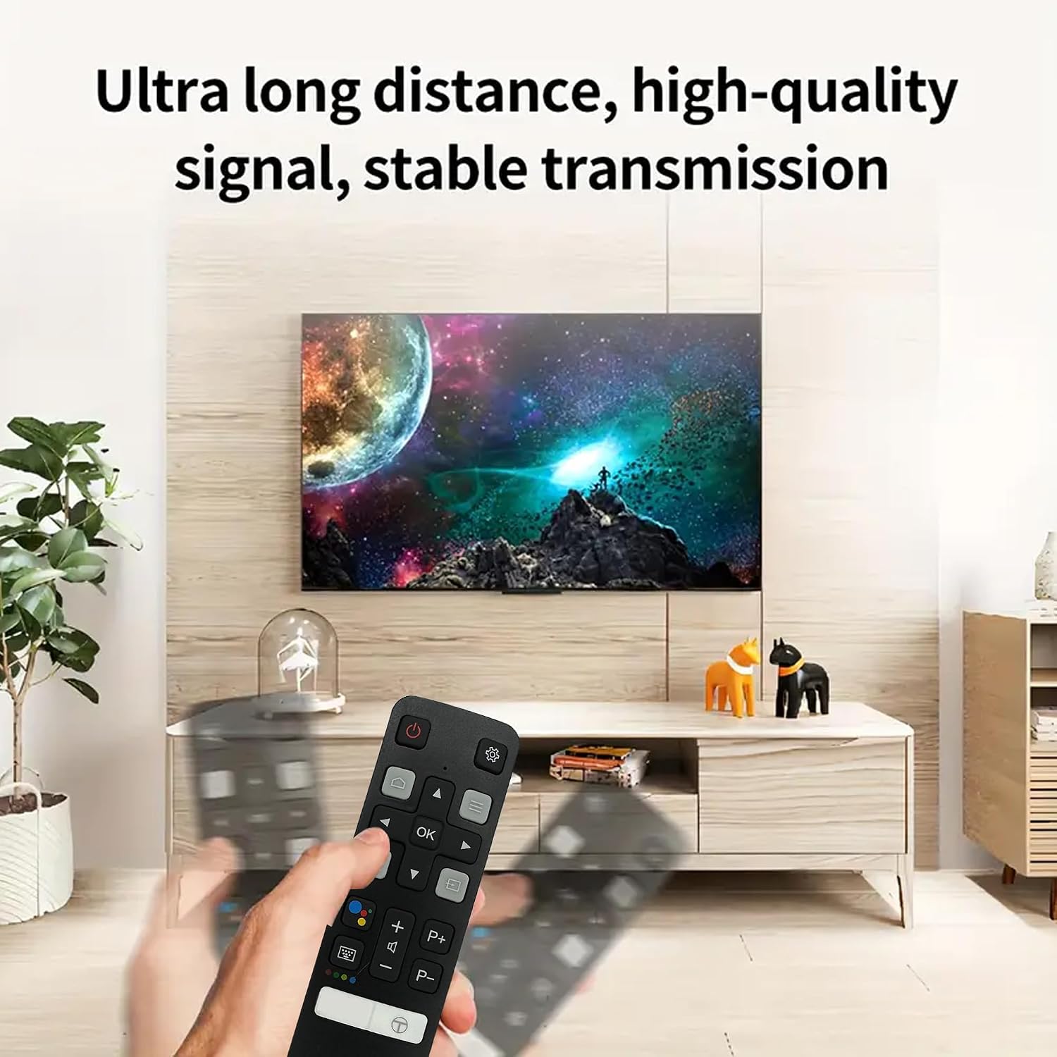 Universal Replacement Remote Control for TCL-Android-TV-Remote,New Upgraded RC802V for TCL Smart TVs image 4