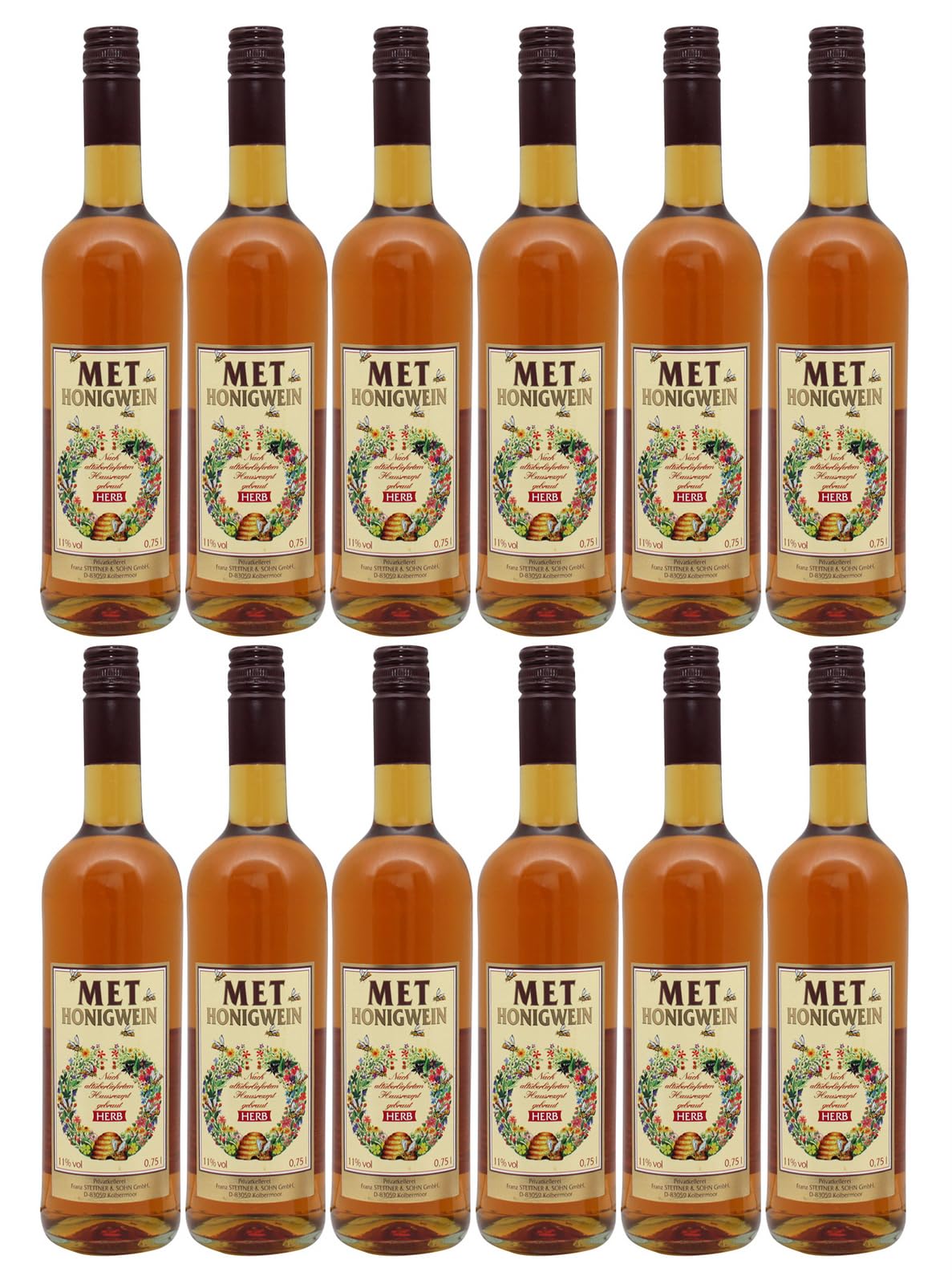 Met Honigwein würzig, Stettner, 11% vol. (12 x 0,75 l)