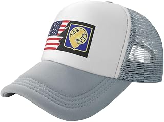 34 Arm REGT DUI and America Baseball Cap for Men Women Hats Quick Dry Mesh Back Trucker Hat