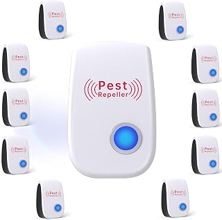 2026 Upgraded Ultrasonic Repeller & Insect Indoor Repeller 10 Pack,Electronic Pest Repeller Plug-in,Mosquito Repellent for Mouse, Insect, Cockroach, Mice, Spider, Bug, Ant, Rodent & Rats