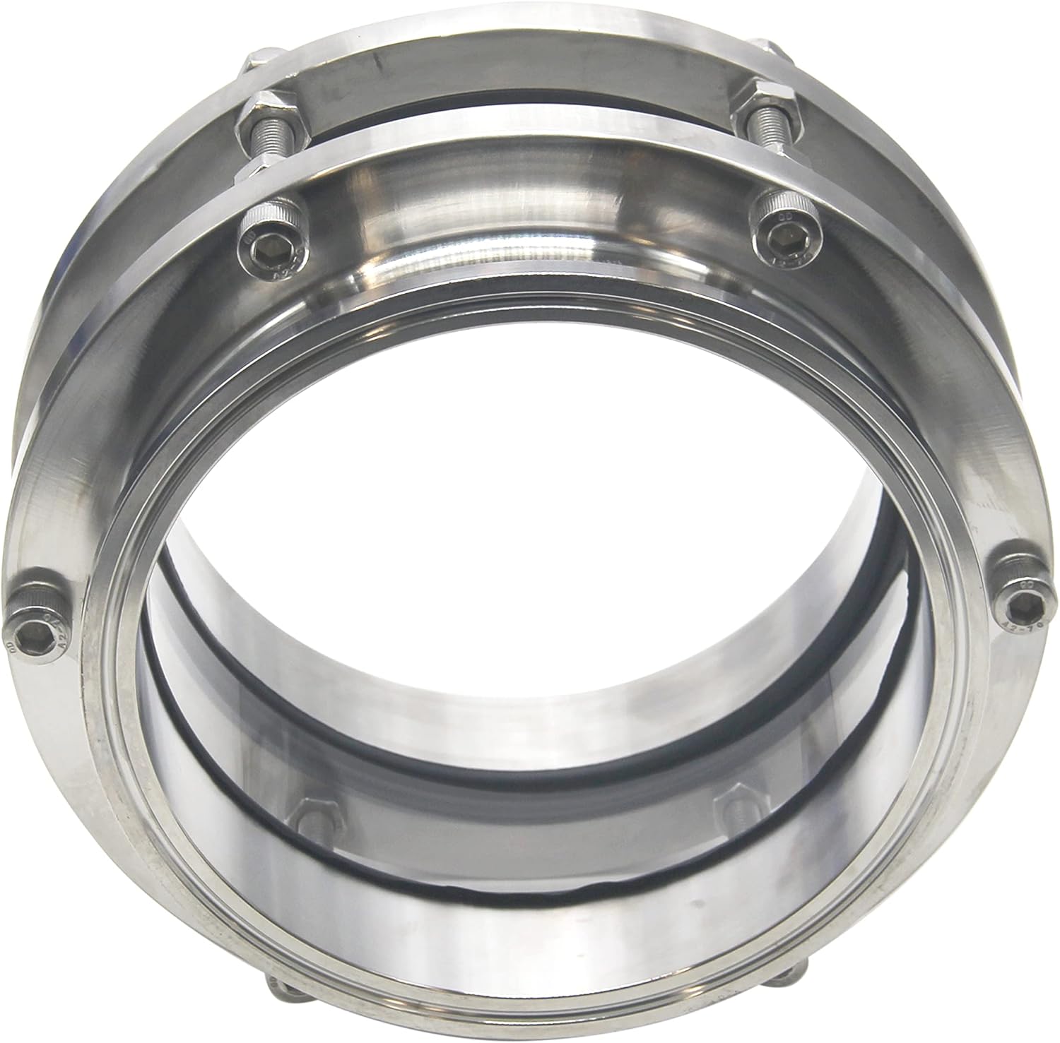 Collier De Serrage Sanitaire Tri-3 HFS 4 Pouces (Simple Broche Avec Écrou à Ailettes)