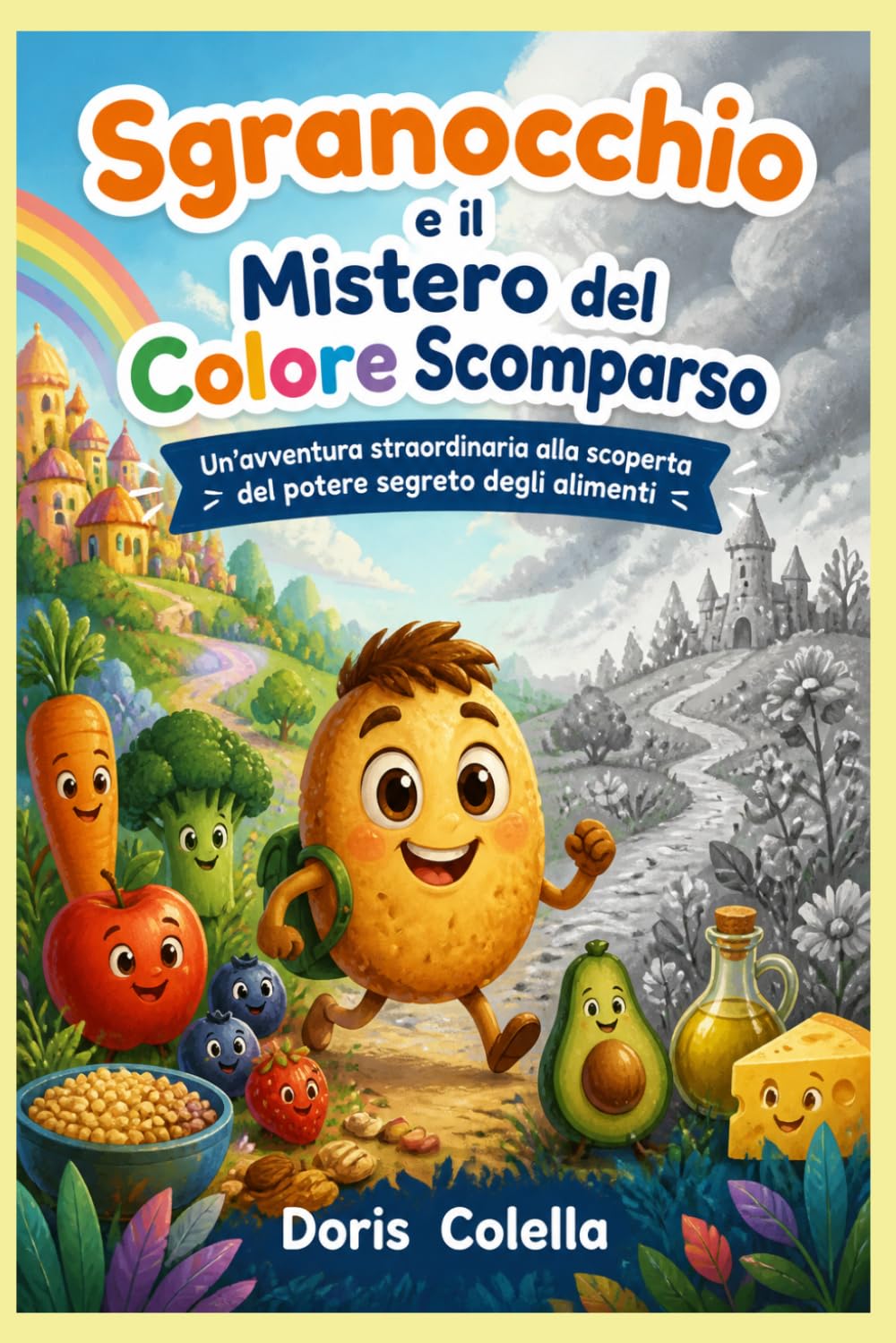 Sgranocchio e il Mistero del Colore Scomparso: Un’avventura straordinaria alla scoperta del potere segreto degli alimenti