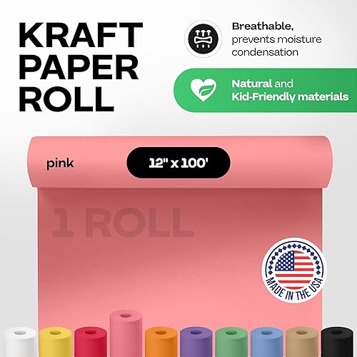 Vista 76 de IDL Packaging - Rollo de papel de estraza marrón de 48 pulgadas x 150 pies (1,800 pulgadas), 50 libras (paquete de 6), resistente, para embalar