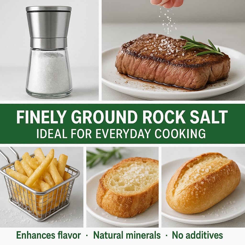 GiDeli Sale pietra fine 10 kg naturale non raffinato senza additivi per cucina, bagno di trasformazione alimentare