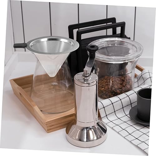 Miniatura 6 de Angoily Filtro de café de mano de goteo de café de acero inoxidable para cafetera, filtros para verter sobre el gotero de café, filtro de cono de