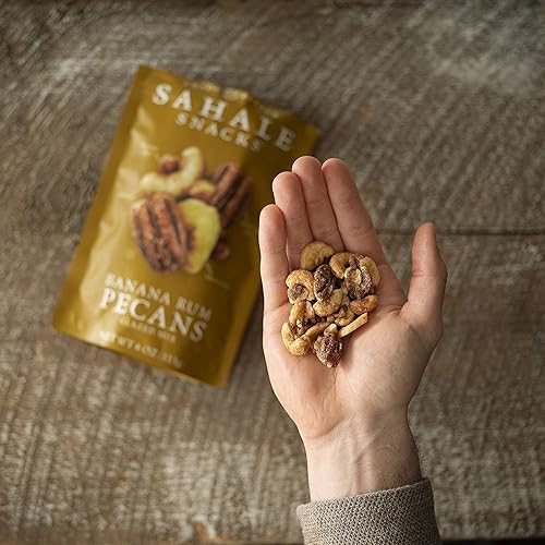 Miniatura 3 de Sahale Snacks Mezcla glaseada de ron plátano sin gluten, 4 onzas