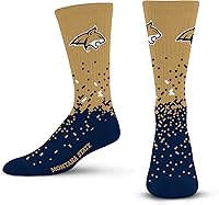 Vista 23 de For Bare Feet Calcetines de la NCAA para niños y niñas, unisex, Spray Zone Crew, para jóvenes