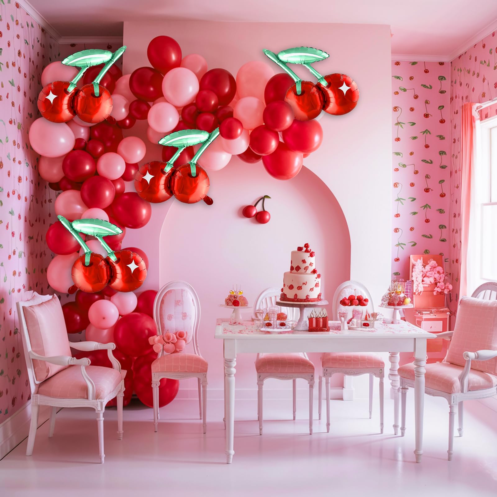 Amazon.com: Afuntuo 6Pcs Cherry Balloons,20 Inch Cherry Fruit