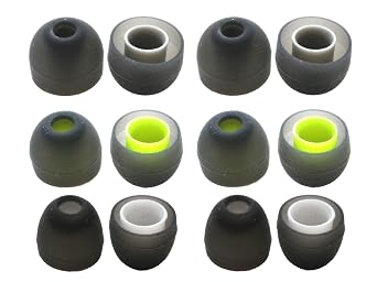 Zotech 6 Pairs of Ear Tips for Jaybird BlueBuds X, X2, X3 & X4 Headphones. S/M/L