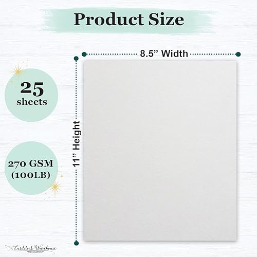 Miniatura 2 de Cardstock Warehouse Foundations Barely Gray - 8.5 x 11 pulgadas, 100 libras, 9.52 ozm, papel de cartulina 100% reciclado, 25 hojas