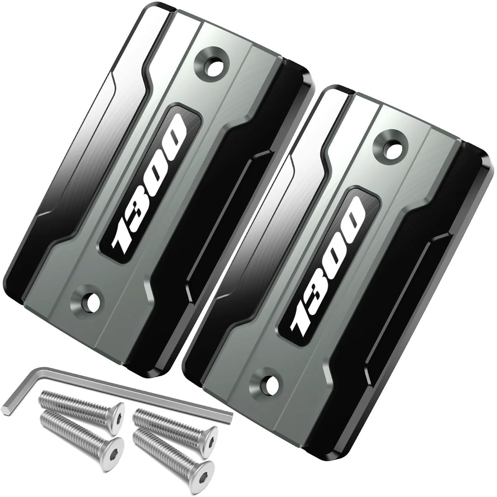 Coperchio del serbatoio Accessori Moto Tappo Di Copertura Del Serbatoio Liquido Dei Freni Anteriore Per SUZUKI Per HAYABUSA GSX1300R GSX 1300R GSXR1300 1999-2020 2018 2019(Grey)