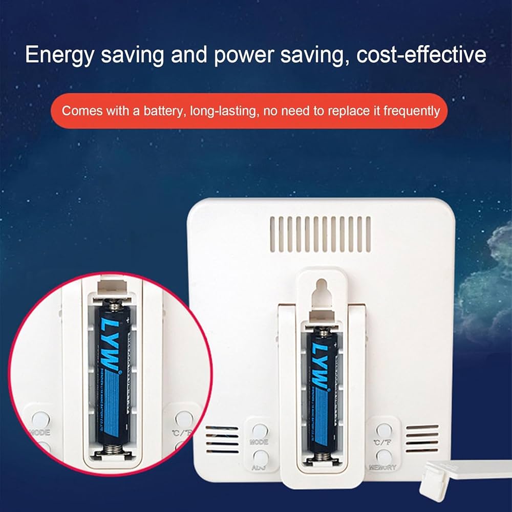 Amazon.co.jp: 屋内デジタル温度計-LCDディスプレイを備えたスマートヒ