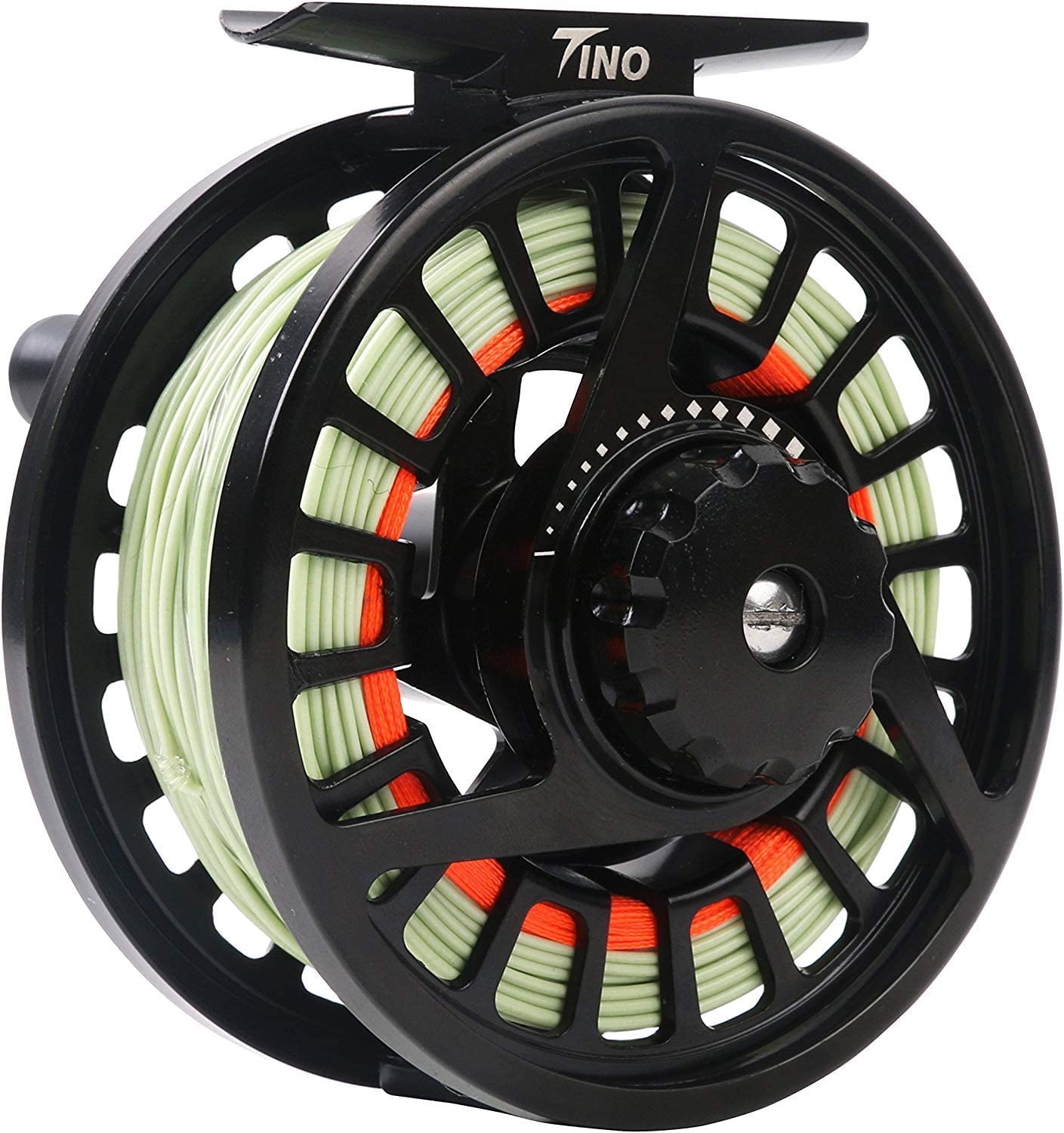 Maximumcatch Tino Fliegenrolle Lila/Schwarz in 3/4, 5/6, 7/8wt, und Fliegenfischen Rolle mit Schnüre