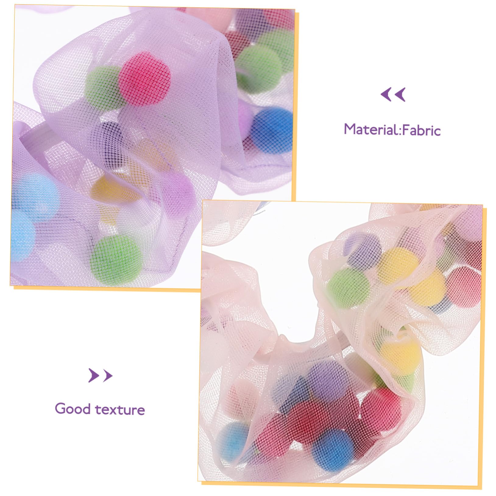 FRCOLOR Piezas conjunto de accesorios para el cabello gomas para el pelo de malla para lazos para el cabello a granel hair clips orquillas coleteros de red gomas para el cabello