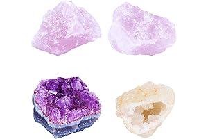 4 Pieces Crystal Air Plant Pot Holder for Home Decor