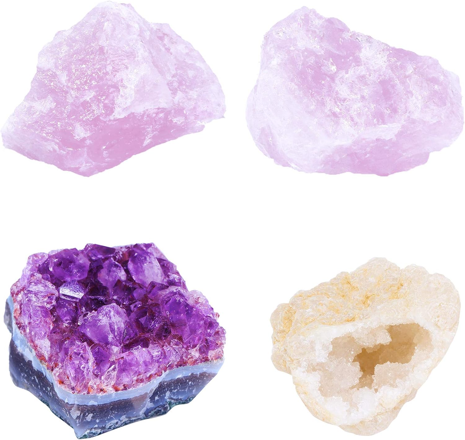 4 Pieces Tillandsia Air Plant Crystals Holder Small Air Plant Pot for Air Plants