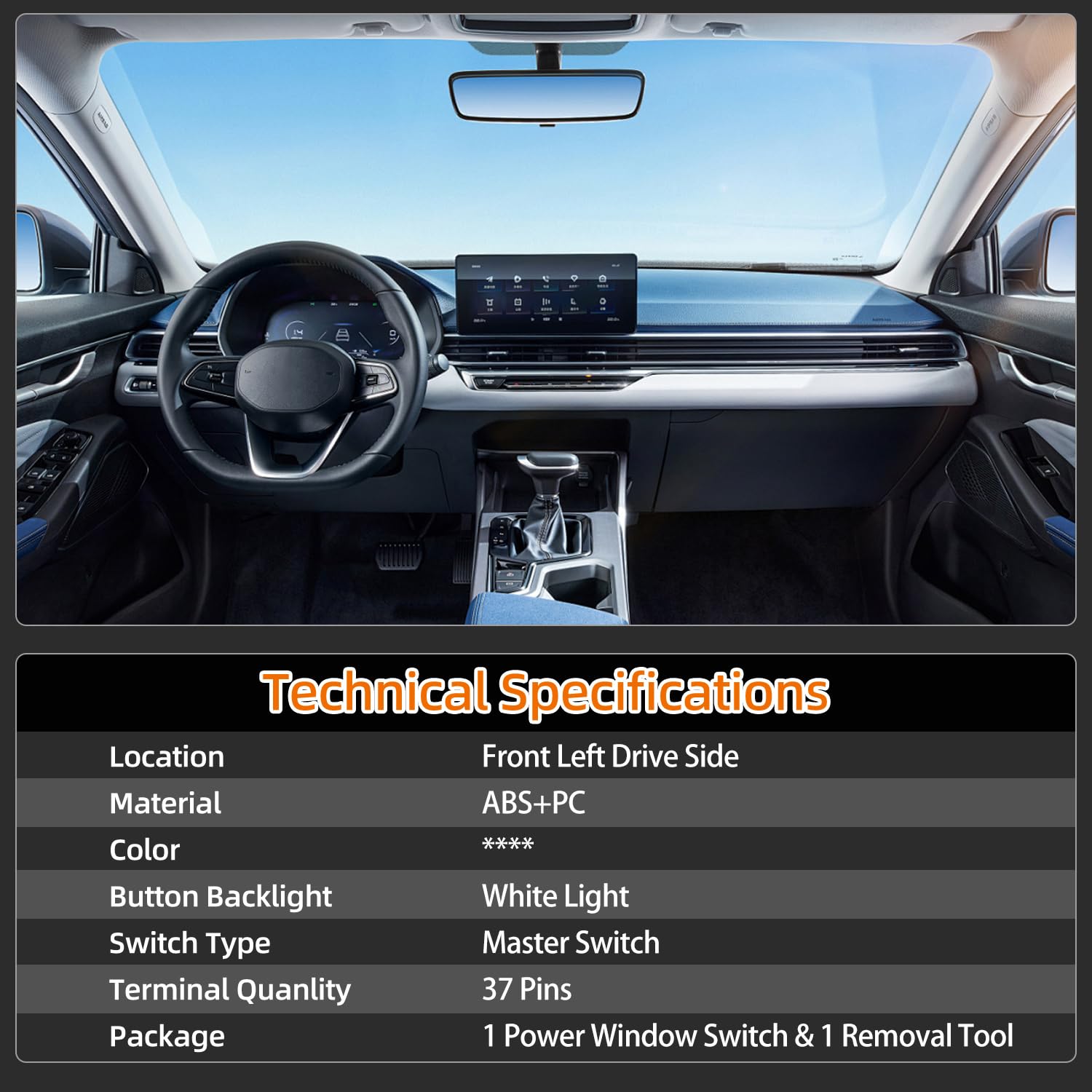 Power Window Switch Compatible with 2017-2020 Honda Civic CR-V Breeze