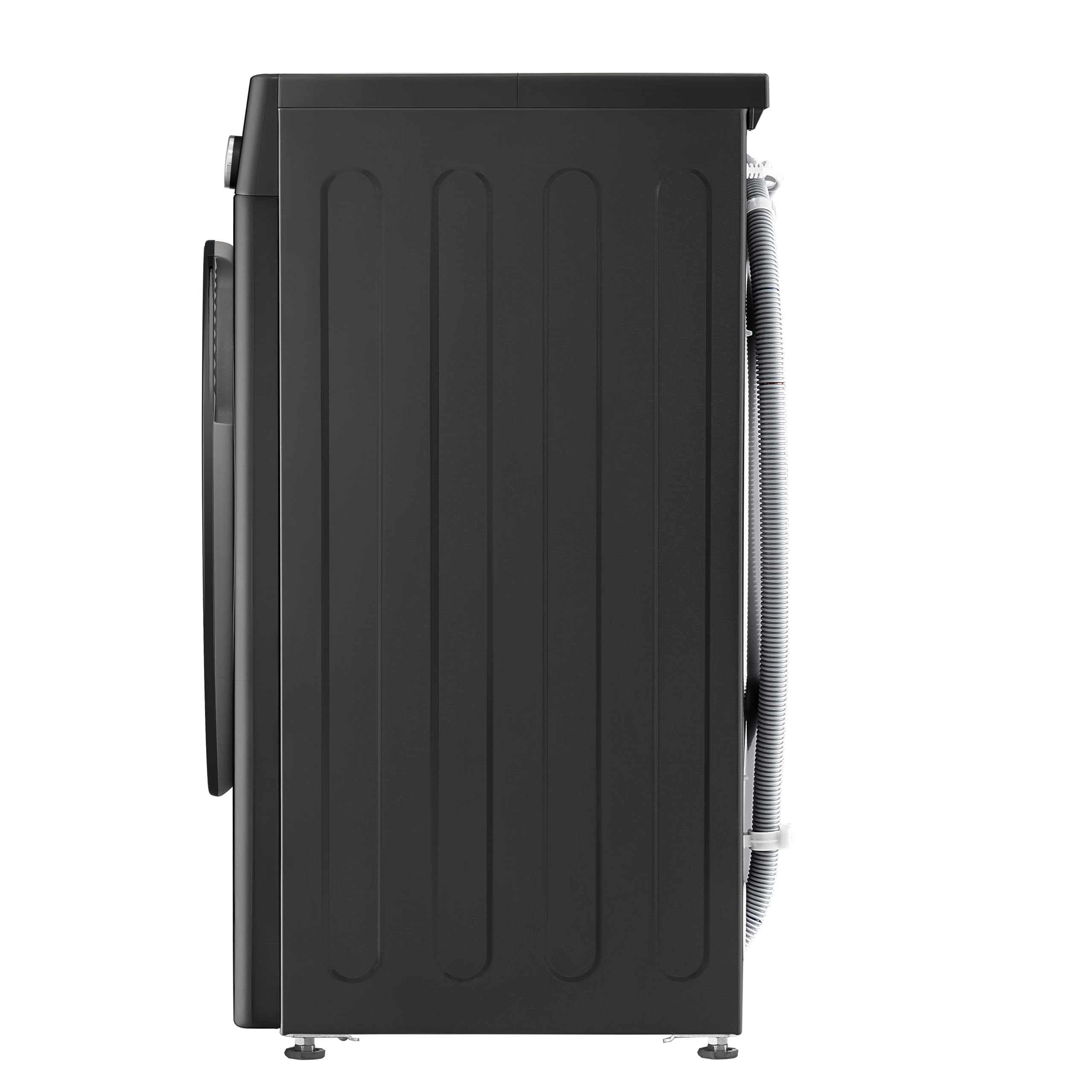 LG F2V7SLIM9B Machine à laver compacte SLIM (9 kg, classe énergétique A-10%, 1200 tr/min) avec AI Wash avec AI DD (TurboWash 360°, Allergy Care, AquaLock), noir