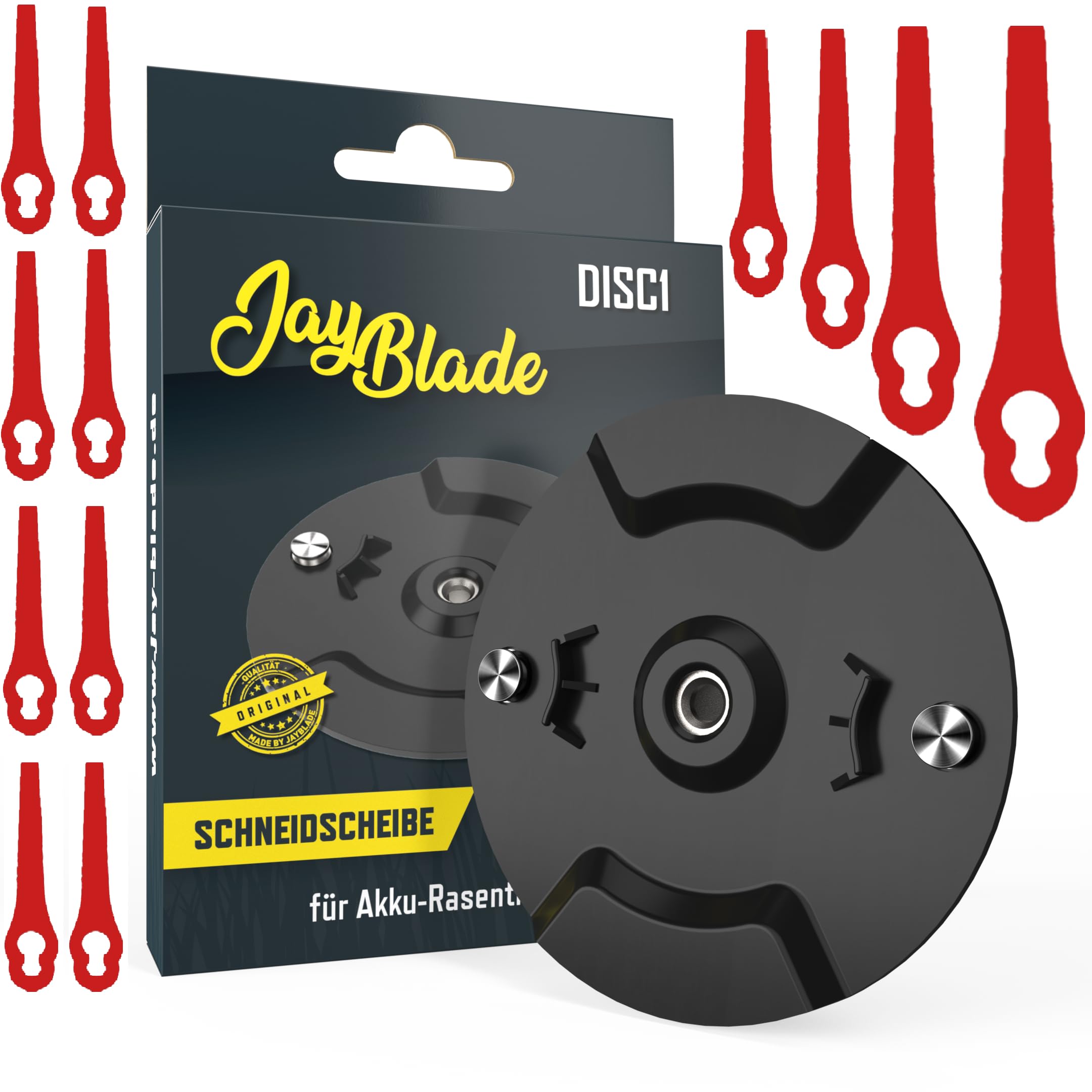 Jay Blade Disc 1 Disque de coupe pour coupe-bordures Compatible Einhell Gardol Gartenmeister Mr Gardener
