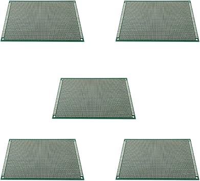 5PCS Double Side PCB Board Large Circuit 9x15cm Electronic Project Assembly Accessories Prototyping for Soldering