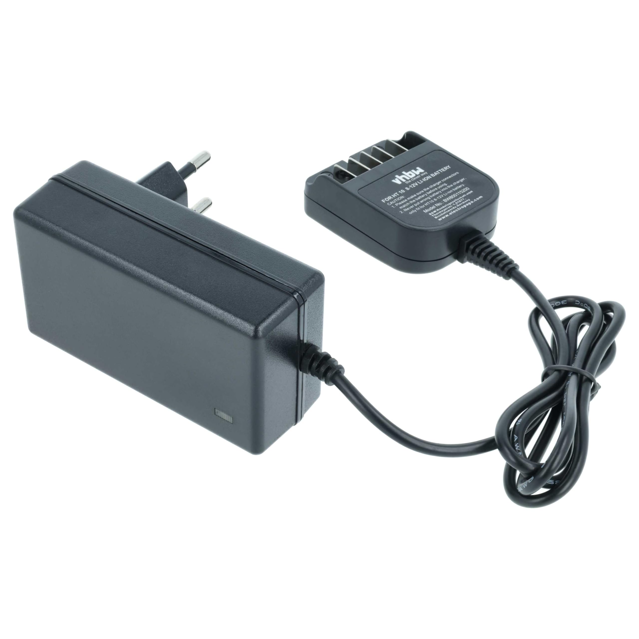 vhbw Cargador Compatible con Hitachi/HiKOKI UR 10, UR 10DL, WH10DCL, WH 10DCL, WH10DFL, WH10DFL2, WH 10DL Herramientas, baterías