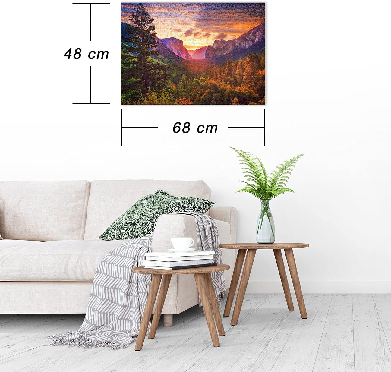 Ulmer Puzzleschmiede - Good Morning Yosemite Jigsaw Puzzle - Atmospheric 1000 Piece Landscape Puzzle - Yosemite Valley, California, USA - Image 4