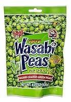 Vista 1 de Hapi Hot Wasabi Peas 4.23 oz bolsa de HAPI