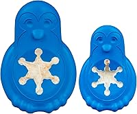 Vista 6 de PetSafe Freezable Treat Holding Chilly Pingüino - Duradera, con aroma a vainilla, de goma, interactiva y congelable, rompecabezas para mascotas