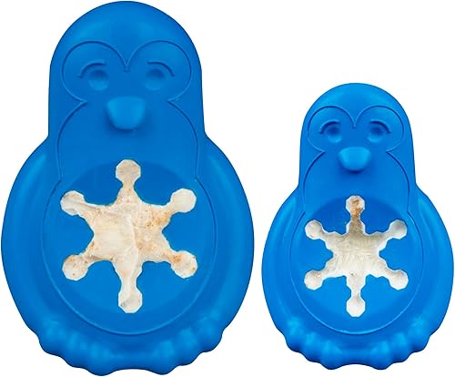 Miniatura 6 de PetSafe Congelable Treat Holding Chilly Penguin - Rompecabezas interactivo congelable para mascotas para aburrimiento o ansiedad por separación -