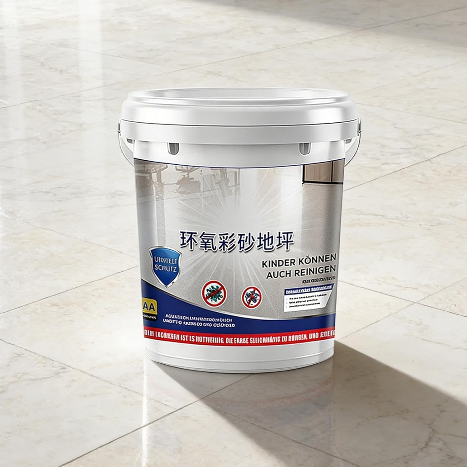 Epoxy Colored Sand Paint - Self Leveling Wear Resistant Coating,Epoxy Colored Sand Floor Paint,for Indoor Outdoor Shower Room Concrete Building House Home Dorm Apartment