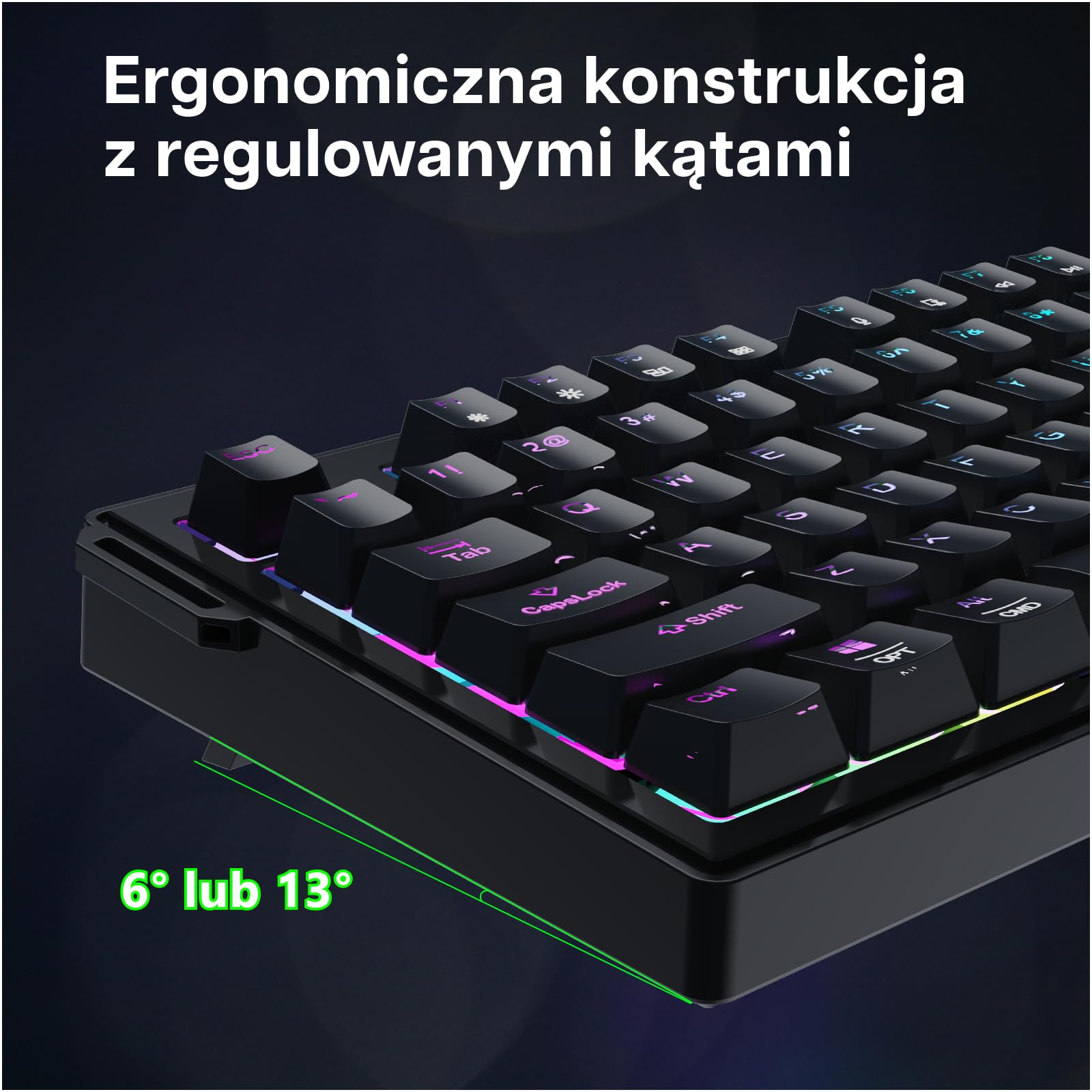 Mechaniczna Klawiatura do Stream Deck firmy MMOBIEL – QWERTY RGB, Hot-Swappable, 6 Programowalnych Klawiszy LCD i 3 Pokrętła Sterujące do OBS, Streamingu, Montażu, Produktywności – do Windows/macOS