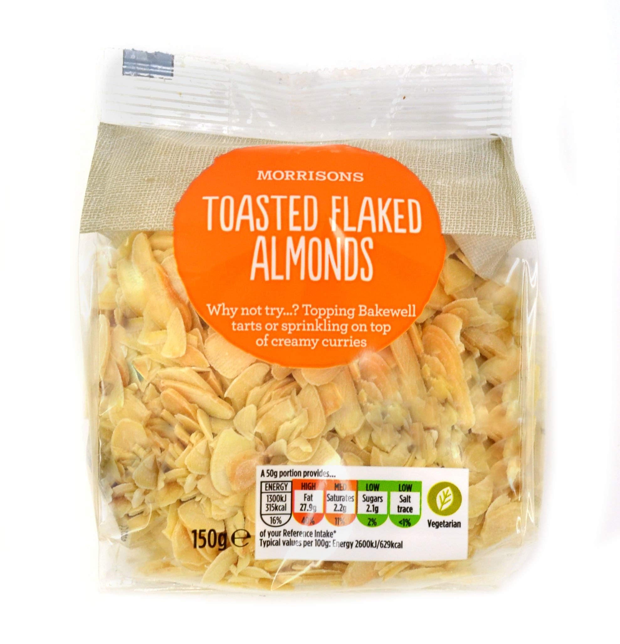 Morrisons Toasted Flaked Almonds 150g