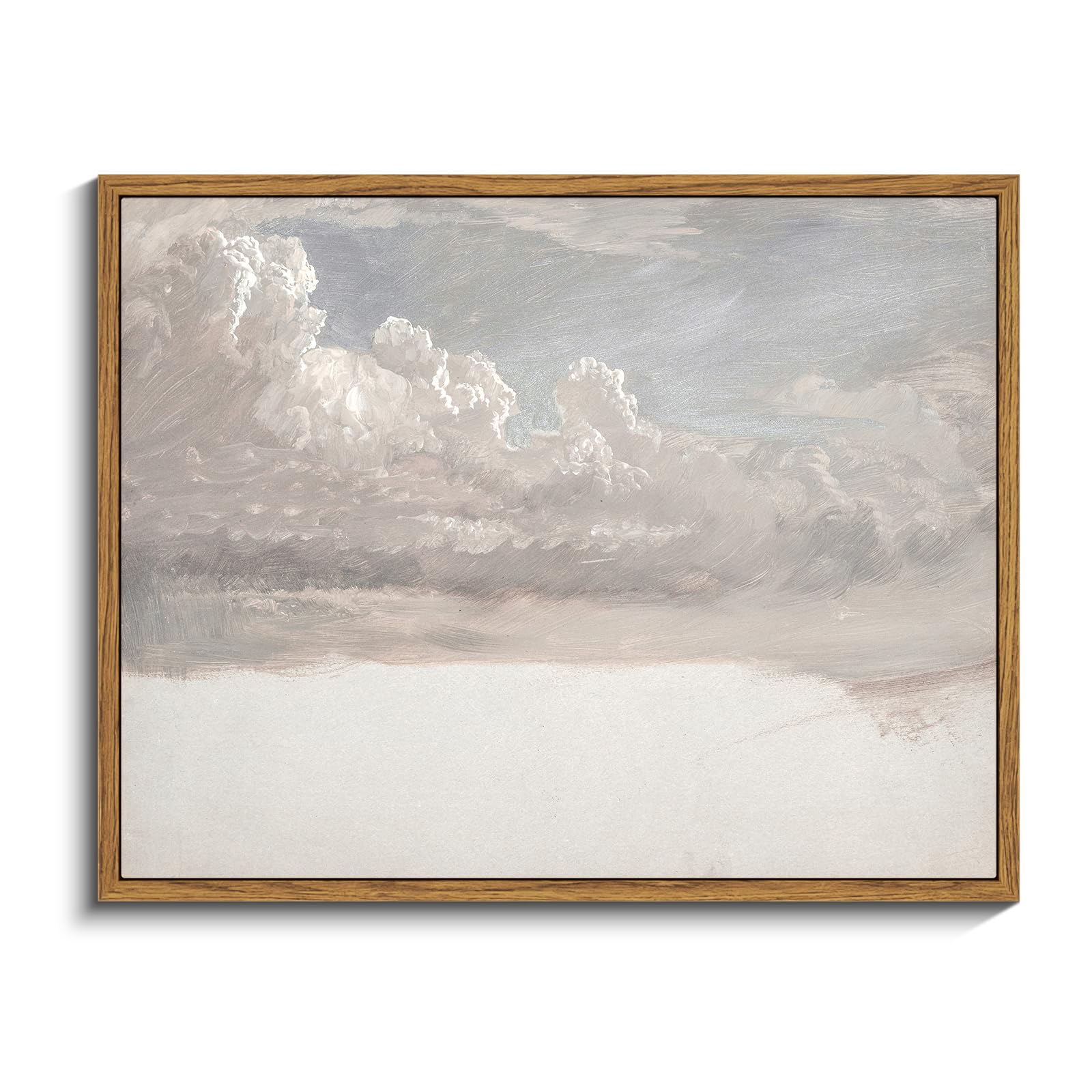 InSimSea Framed Canvas Wall Art, Meadow with Flowers Painting, Landscape for Living Room, Bedroom, Home, Bathroom Decor, 8x10 — view 96